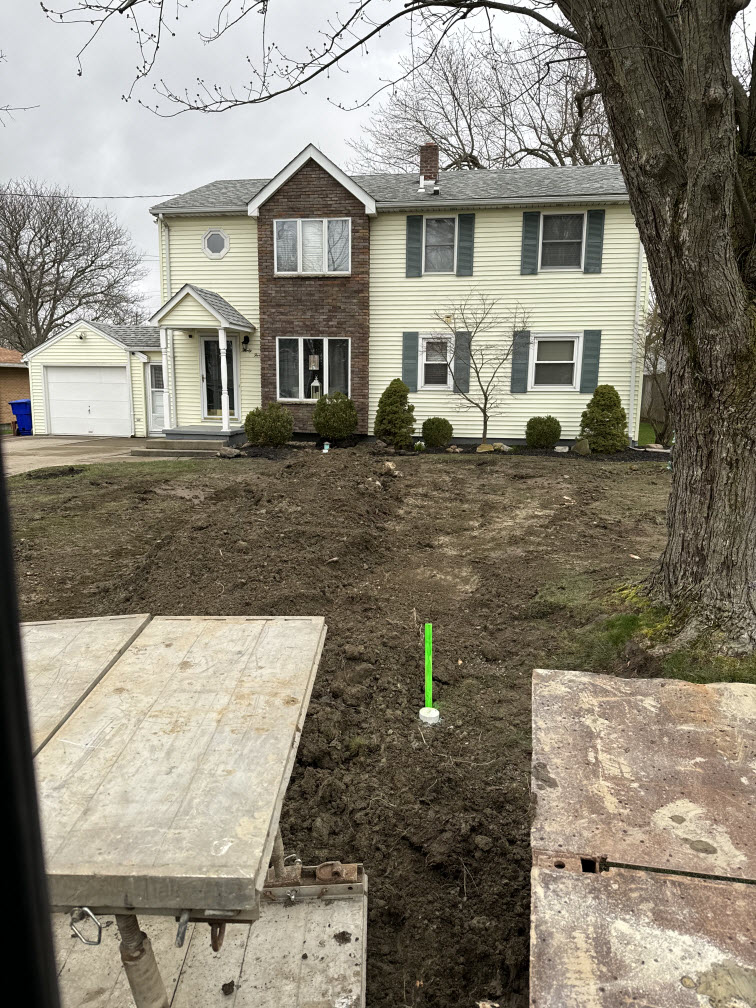 Complete sewer lateral replacement