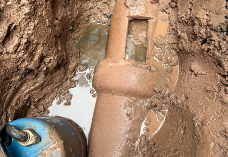 Clogged Sewer Main