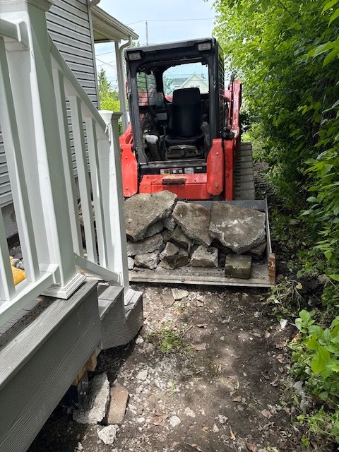 Concrete Removal, Bubbler Install and Driveway Prep